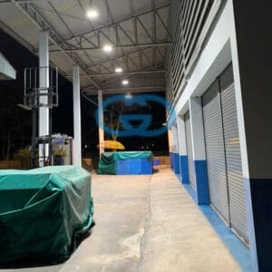 โคมไฟไฮเบย์ 200W สำหรับภายนอก ติดตั้งสูง 7 เมตร