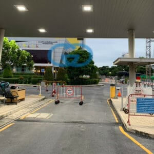 โคมไฟ LED ใต้หลังคา Canopy ปั๊มน้ำมัน และป้อม รปภ