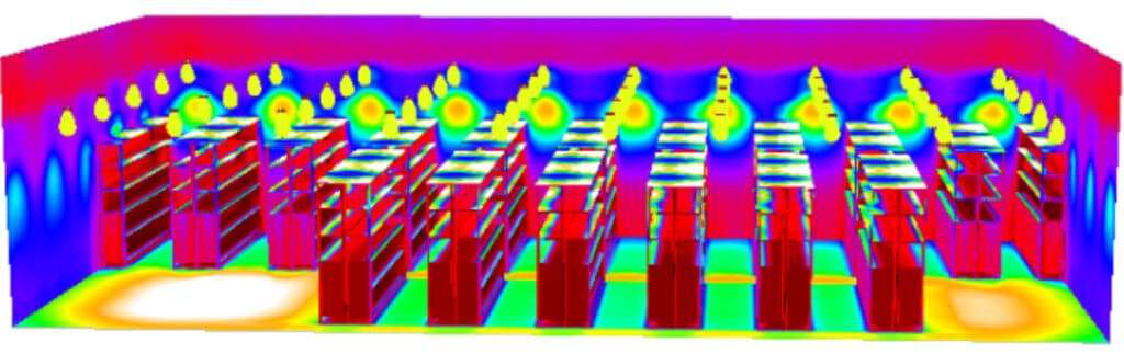 warehouse lighting calculation service