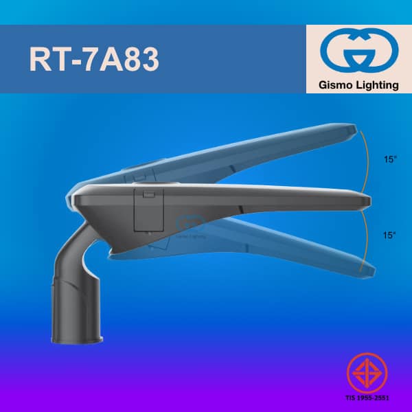 ขาโคมไฟถนนปรับได้ Street Light LED RT-7A83