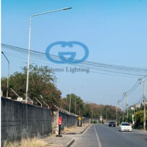 โคมไฟถนน ติดตั้งสูง 12 เมตร