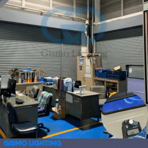 ค่าความสว่างหลังเปลี่ยนโคมไฟไฮเบย์ (High Bay) LED 200W ณ ห้องทำงานภายในโรงงานปาป้า บางเขน กรุงเทพ