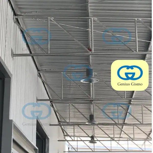 โคมไฮเบย์ LED แบบฝาชี ติดตั้งภายนอกอาคาร โรงงาน Unitop Phase 1