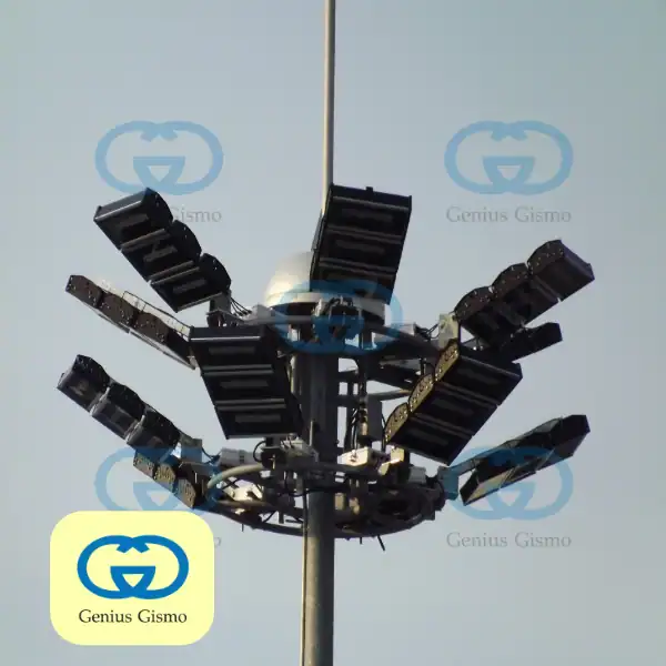 งานติดตั้งโคมไฟไฮแมส - High Mast Mitsubishi Motor Phase1 - 1