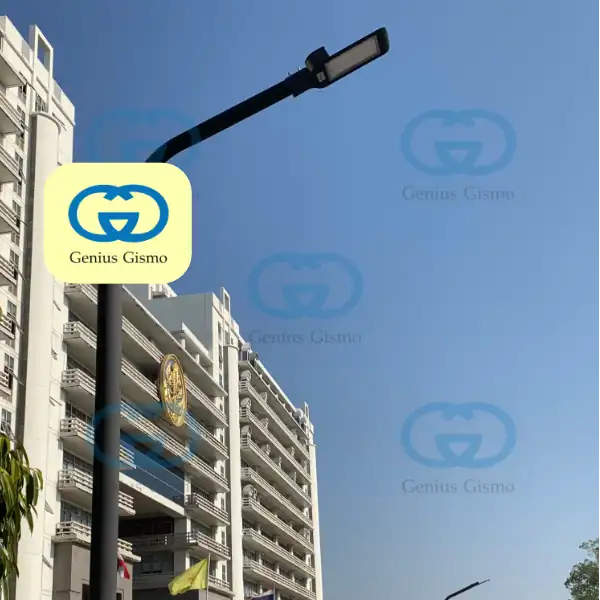 ติดตั้งโคมไฟถนน Street Light ภายในกระทรวงพานิชย์