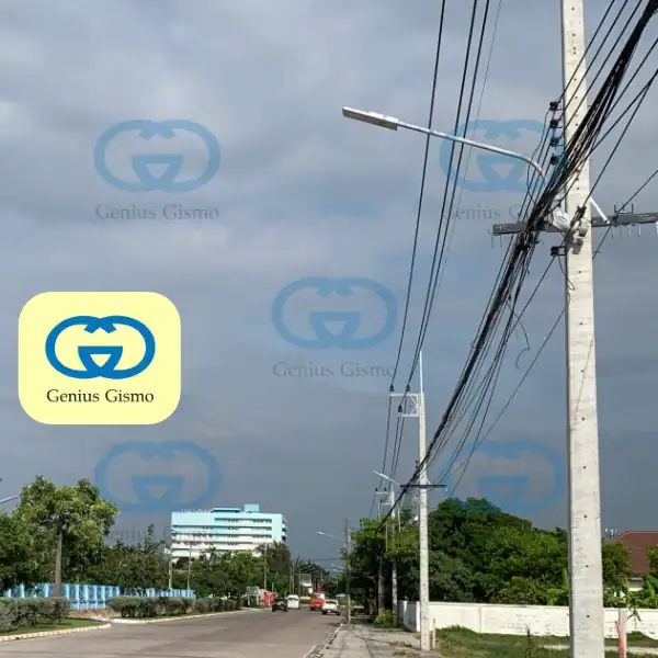 งานติดตั้งโคมไฟถนน โคมทางหลวง งานเทศบาลท้องถิ่น